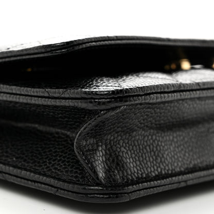 Chanel Caviar Quilted Wallet on Chain WOC Black 9 of 11