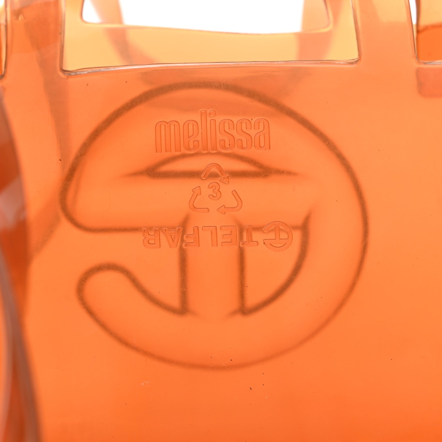 Telfar x MELISSA Jelly Small Shopping Bag Clear Brown 5 of 8