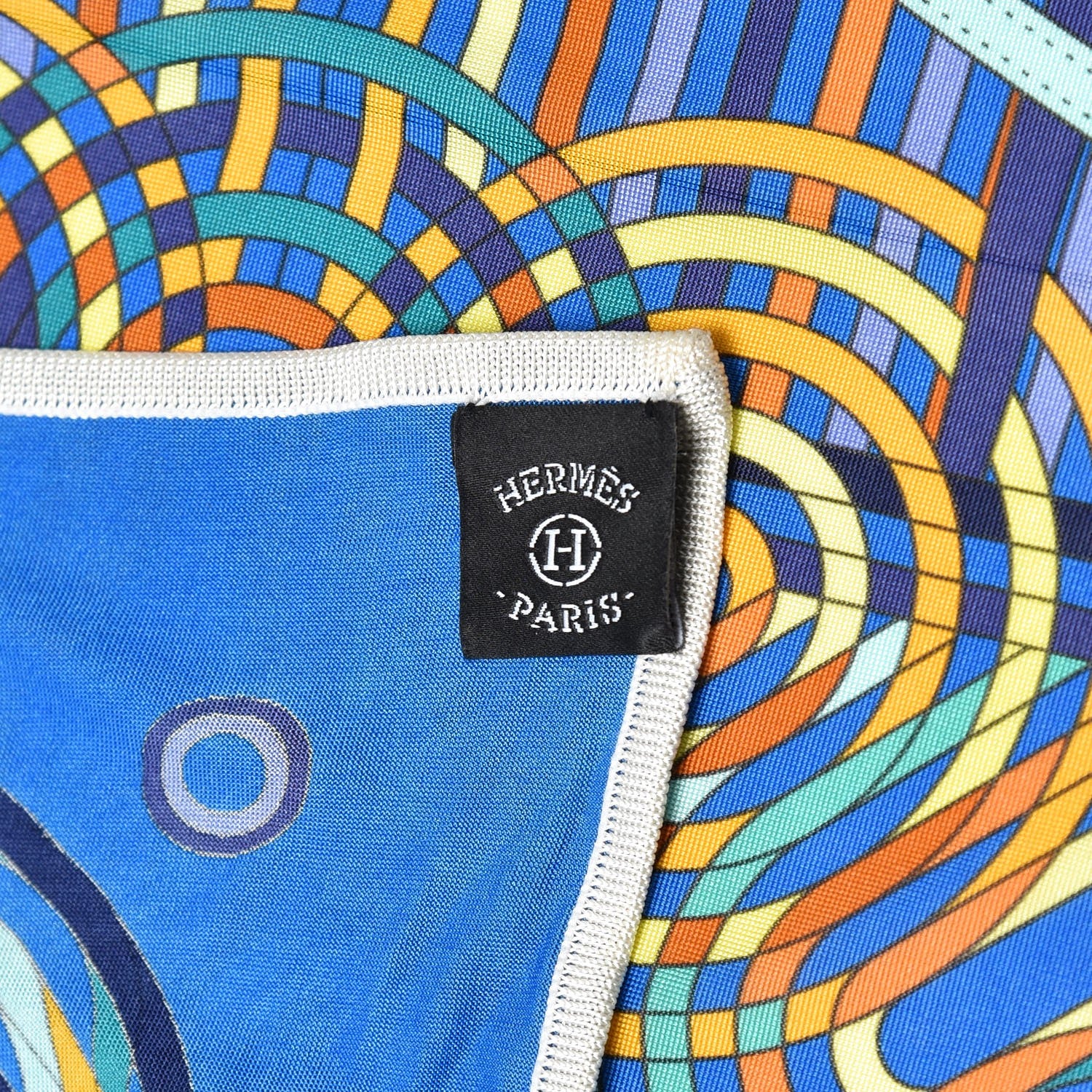 Hermes Summer Twill Silk La Fabrique des Rubans Scarf 90 6 of 6