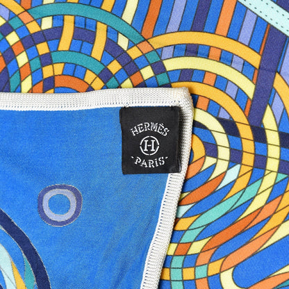 Hermes Summer Twill Silk La Fabrique des Rubans Scarf 90 6 of 6