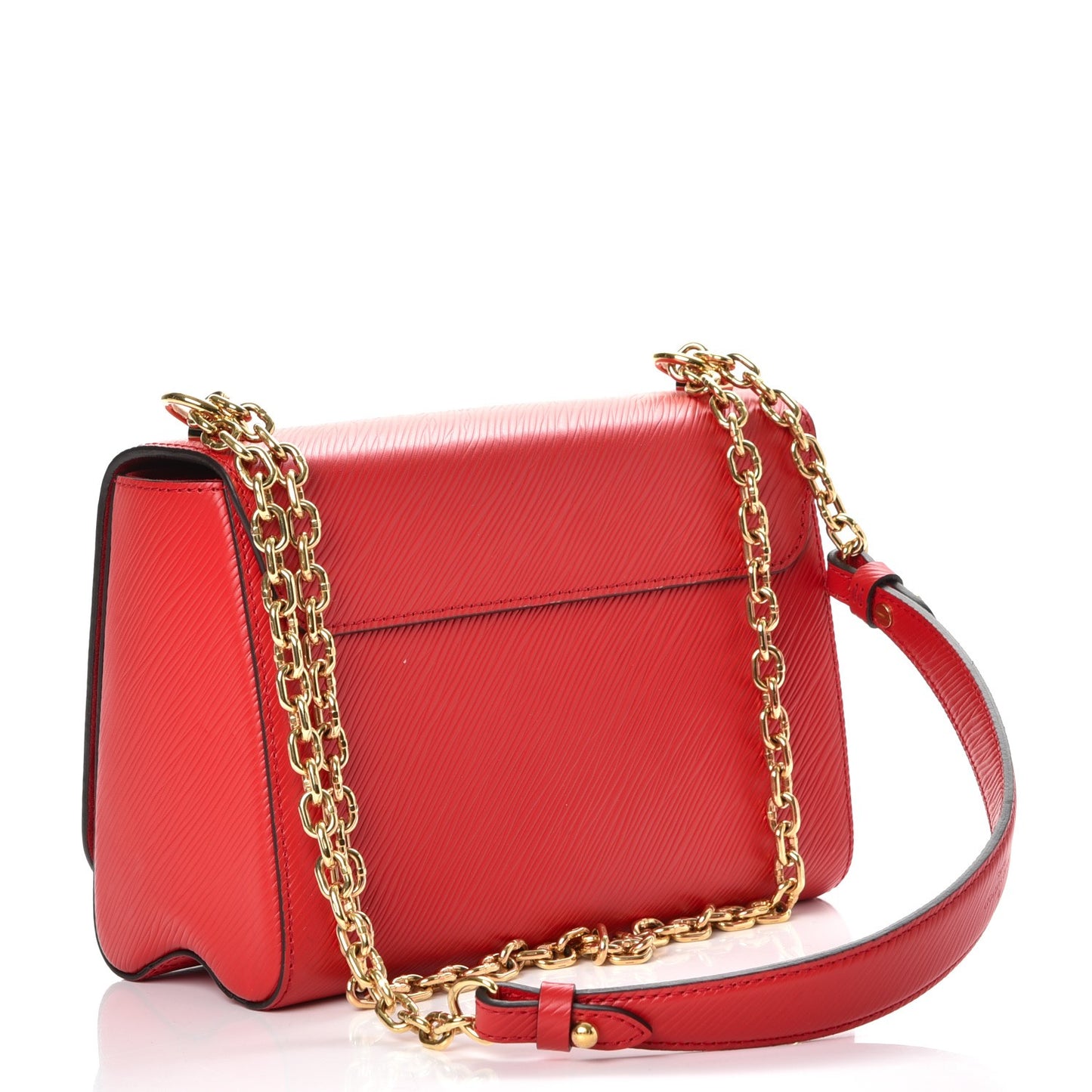 Epi Blooming Flowers Twist Shoulder Bag MM Coquelicot