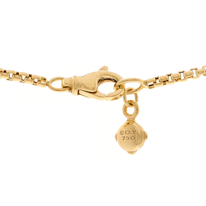 David Yurman 18K Yellow Gold 1.7mm Box Chain Necklace 4 of 4