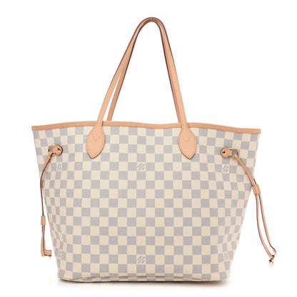 Louis Vuitton Damier Azur Neo Neverfull MM Rose Ballerine 1 of 11
