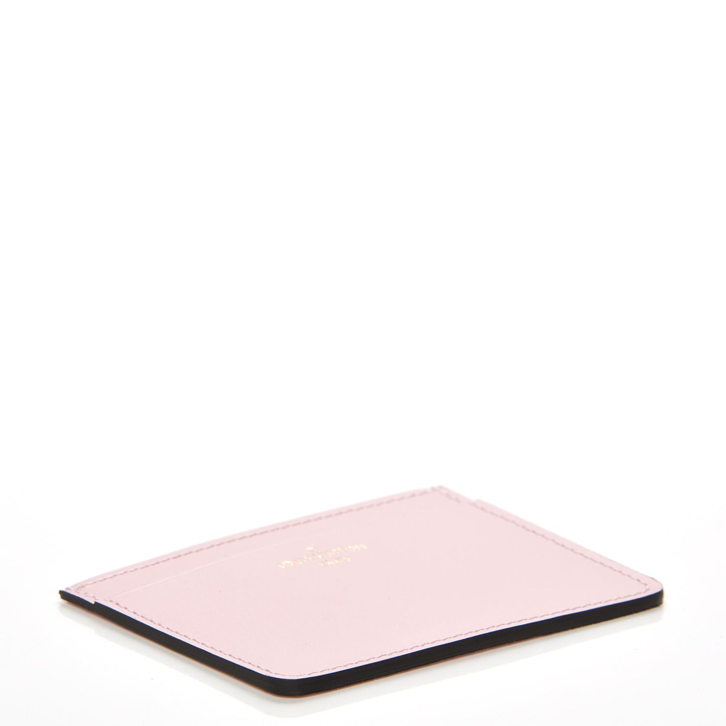 Calfskin Jeanne Wallet Card Holder Insert Rose Ballerine