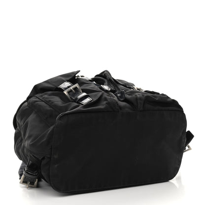 Prada Nylon Vela Double Buckle Backpack Black 4 of 11