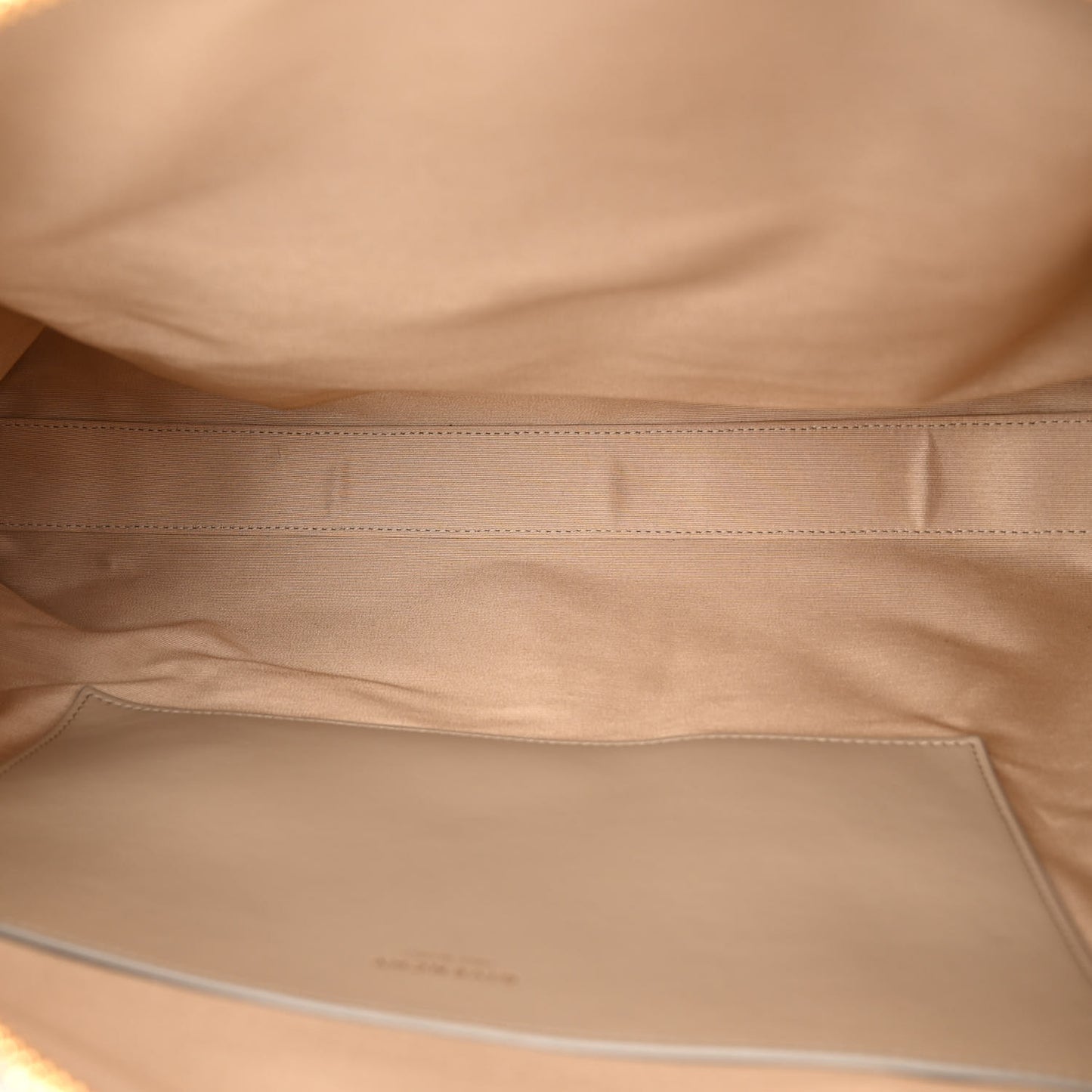 Smooth Calfskin Medium Antigona Soft Lock Duffle Bag Beige