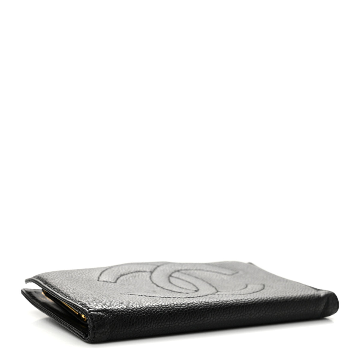 Caviar Timeless CC French Wallet Black