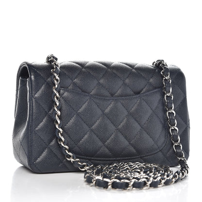 Chanel Caviar Quilted Mini Rectangular Flap Navy 3 of 8