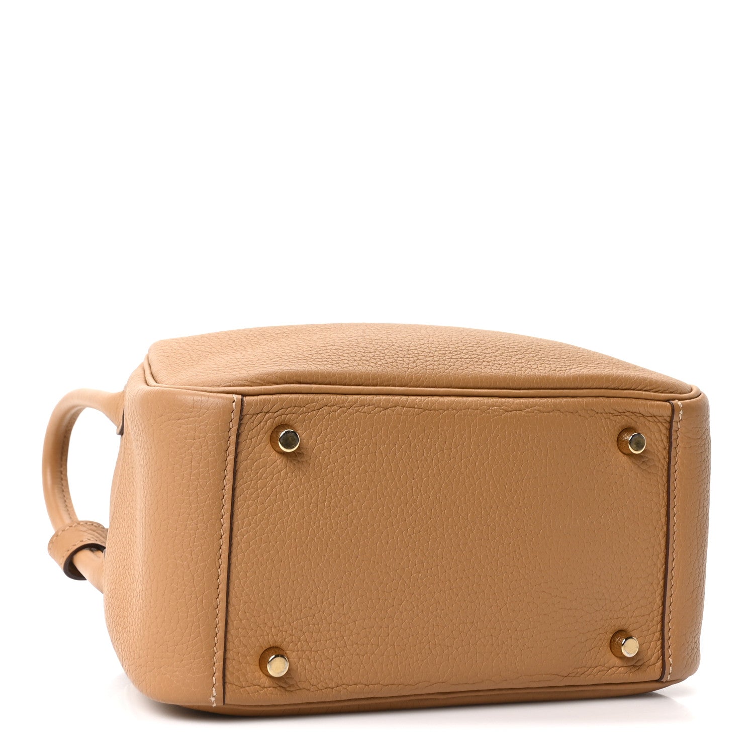 Hermes Taurillon Clemence Mini Lindy 20 Biscuit 3 of 9