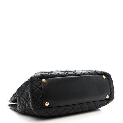 Chanel Lambskin Quilted Large Tote Black 4 of 16