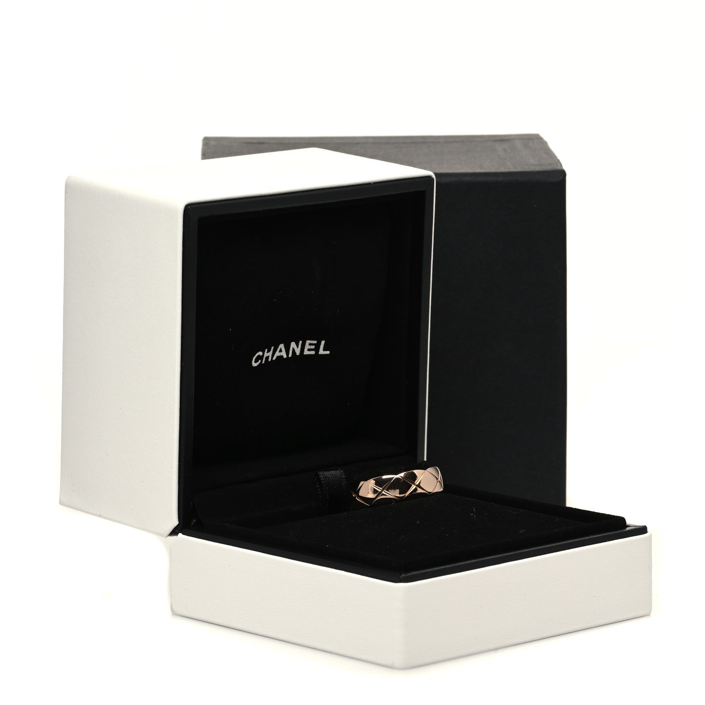 18K Beige Gold Small Coco Crush Ring 57 8