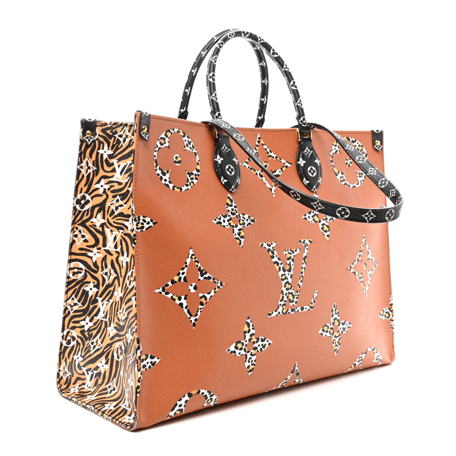 Louis Vuitton Monogram Giant Jungle Onthego GM Black 3 of 11