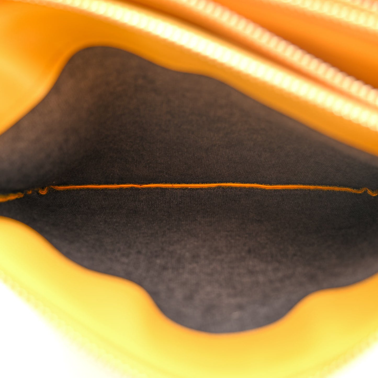 Lambskin Small Trio Crossbody Bag Fluo Yellow