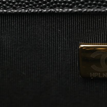 Chanel Caviar Quilted Medium Boy Flap Black 7 of 12
