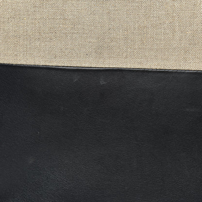 Celine Canvas Lambskin Vertical Bi-Color Cabas Black 11 of 12