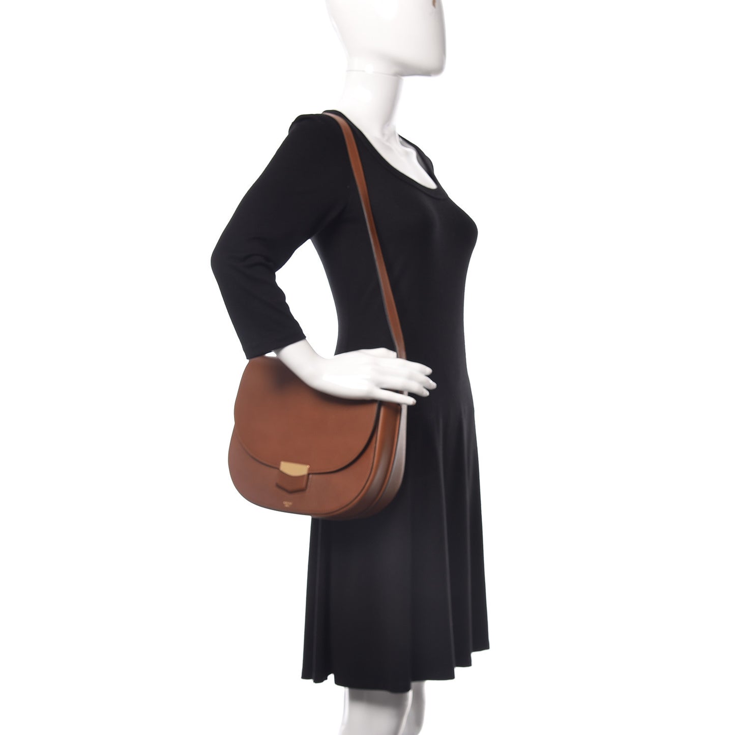 Supersoft Calfskin Medium Trotteur Caramel