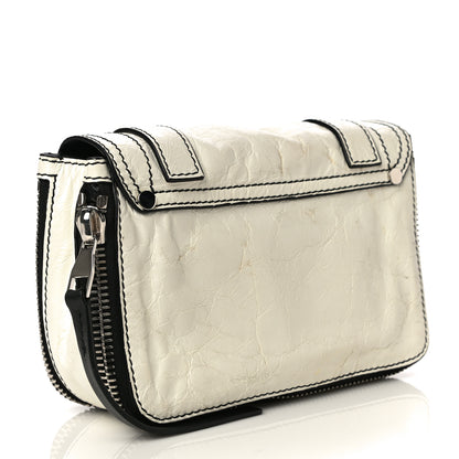Proenza Schouler Crinkled Calfskin PS1 Mini Zip Crossbody White 4 of 17