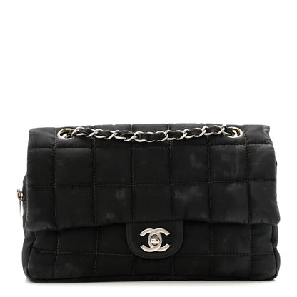 Chanel Nylon Square Quilted Flap Black 1 of 14
