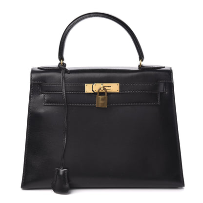 Hermes Box Kelly Sellier 28 Black 1 of 14