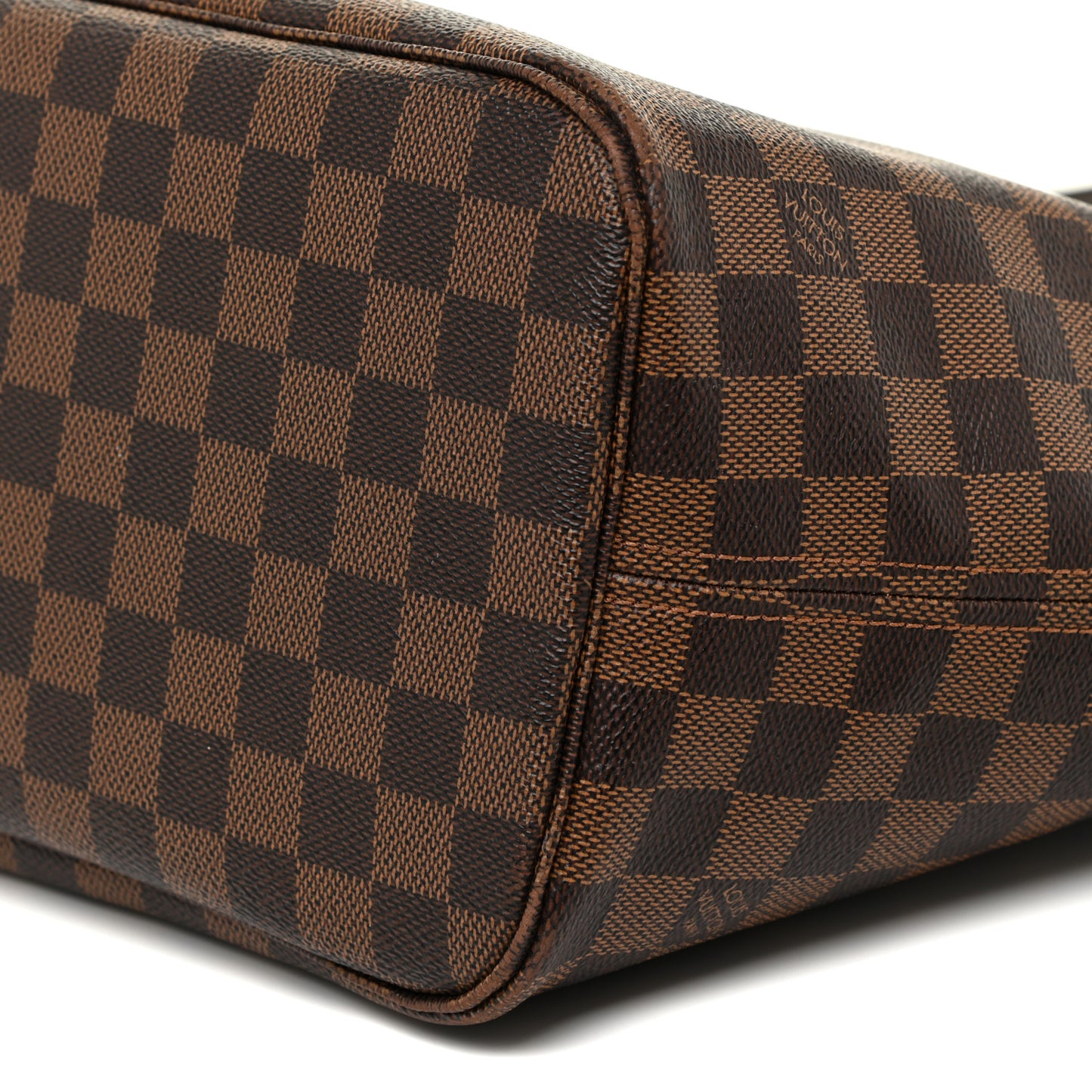 Damier Ebene Neo Neverfull MM Rose Ballerine