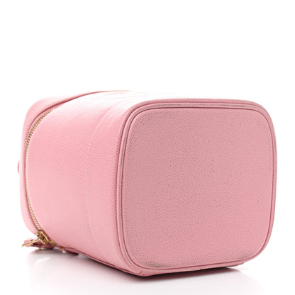 Chanel Caviar Vanity Cosmetic Case Pink 4 of 7