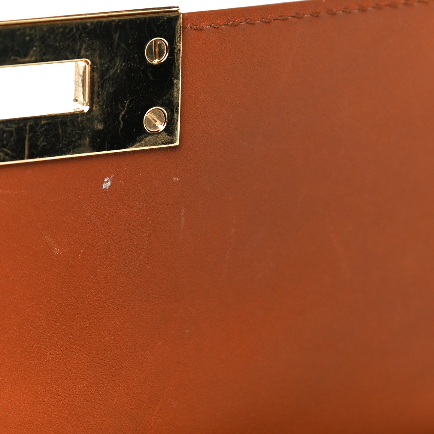 Veau Le Dix M Cartable Shoulder Bag Brown