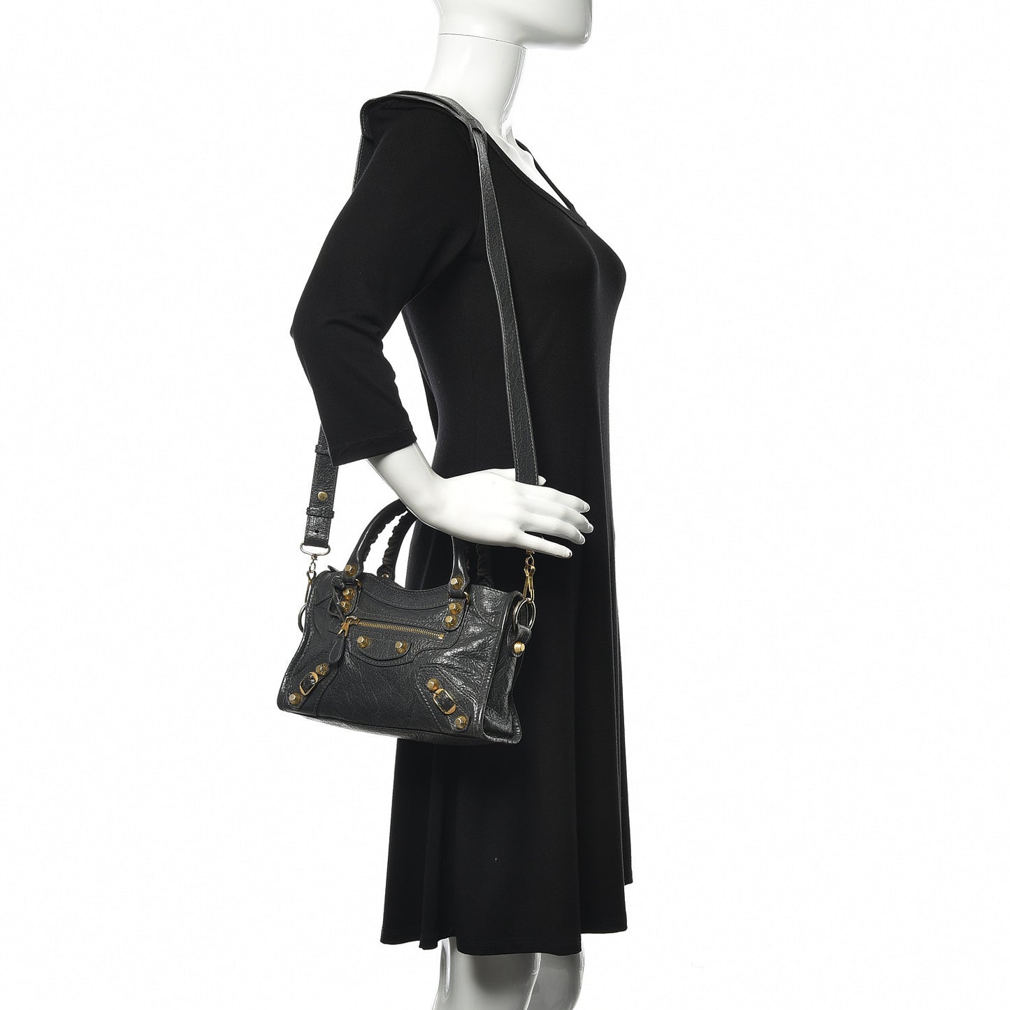 Calfskin MC3 Crossbody Bag Oil Blue White