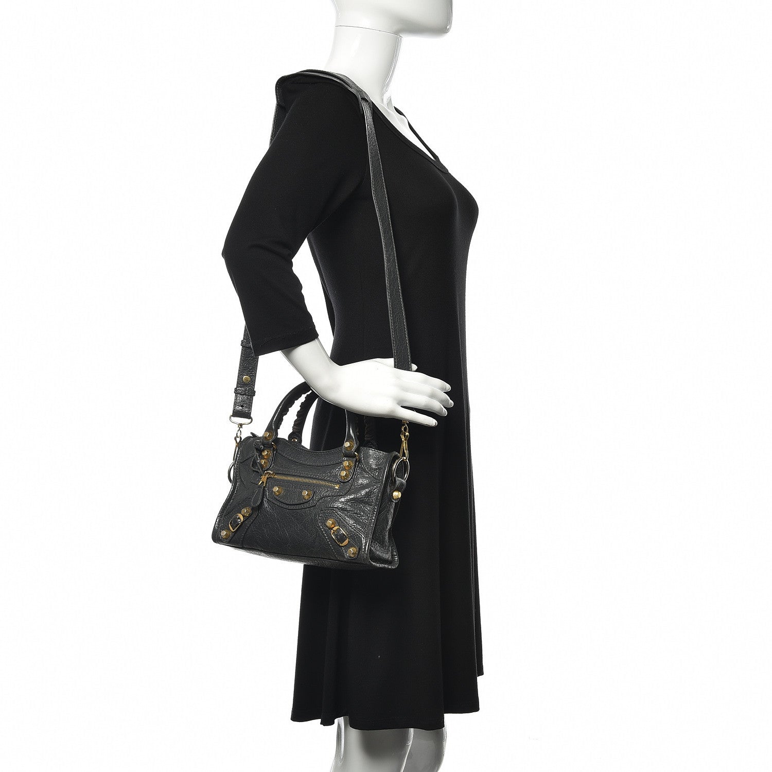 Givenchy Calfskin MC3 Crossbody Bag Oil Blue White 2 of 13