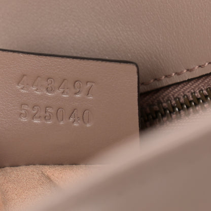 Gucci Calfskin Matelasse Small GG Marmont Shoulder Bag Porcelain Rose 7 of 10