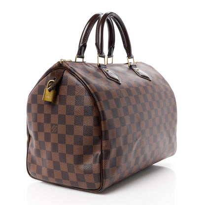 Louis Vuitton Damier Ebene Speedy 30 3 of 17