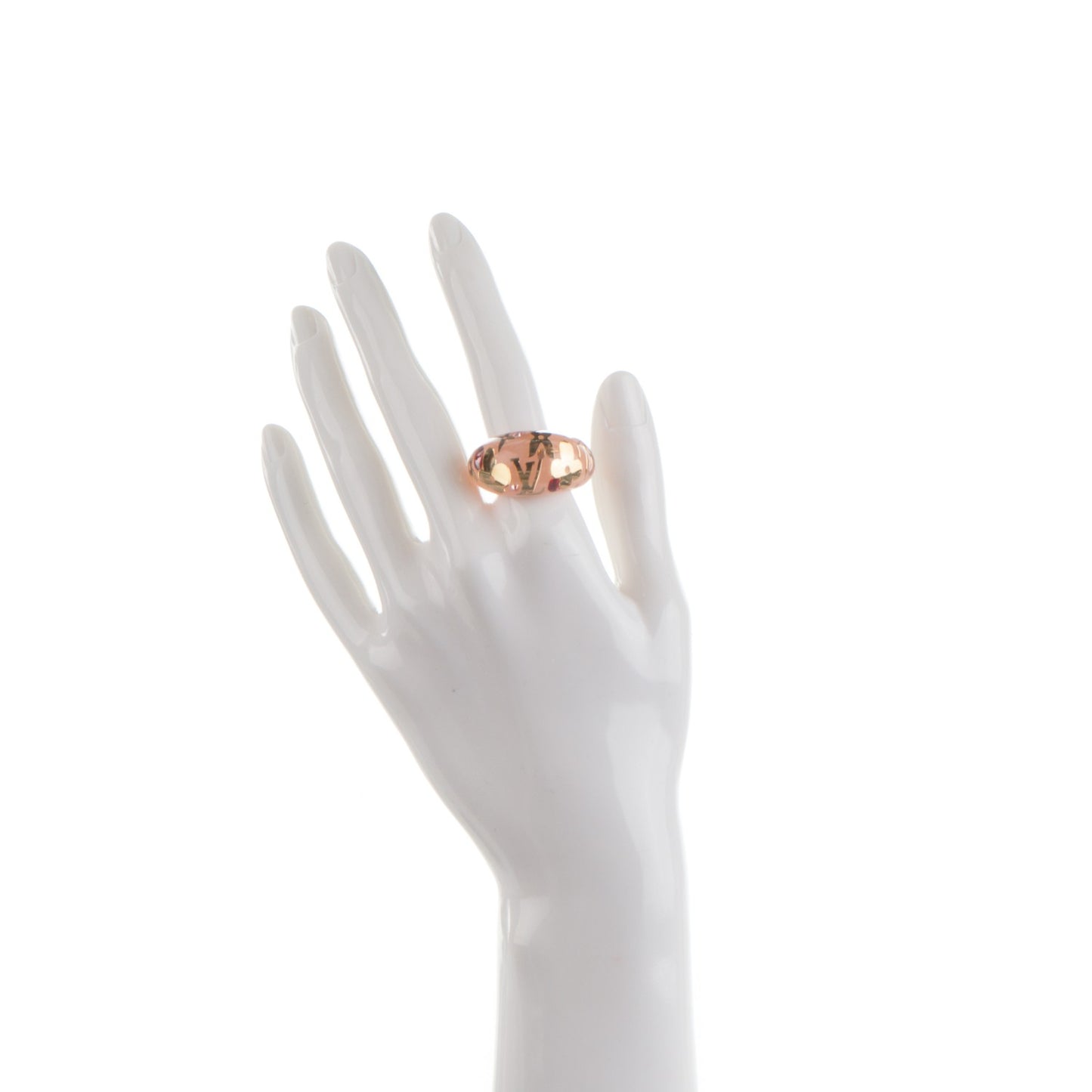 Inclusion Ring L Rose 8