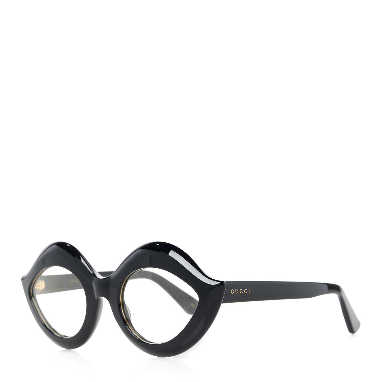 Acetate Cat Eye Eyeglasses GG 0085S Black
