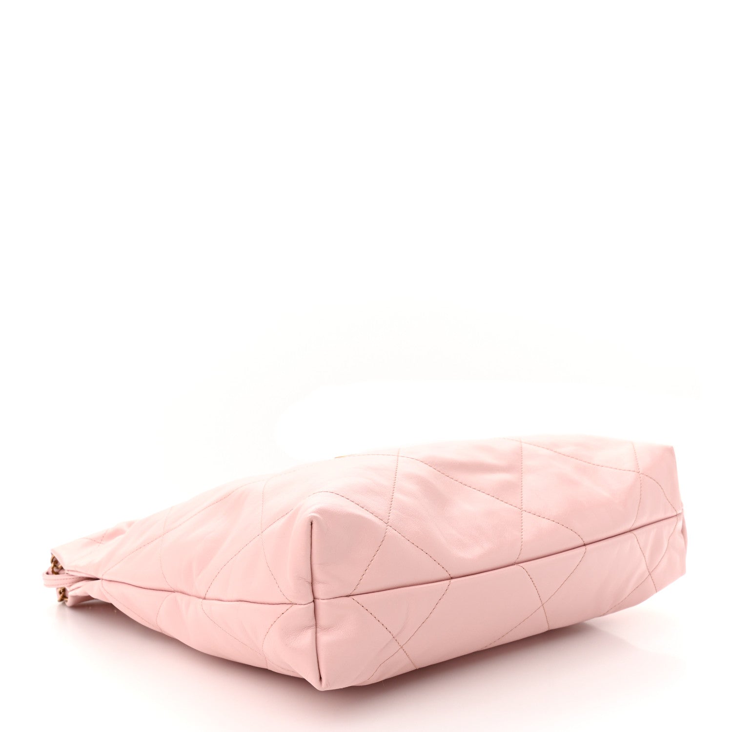 Chanel Shiny Calfskin Quilted Small Chanel 22 Light Pink 4 of 10
