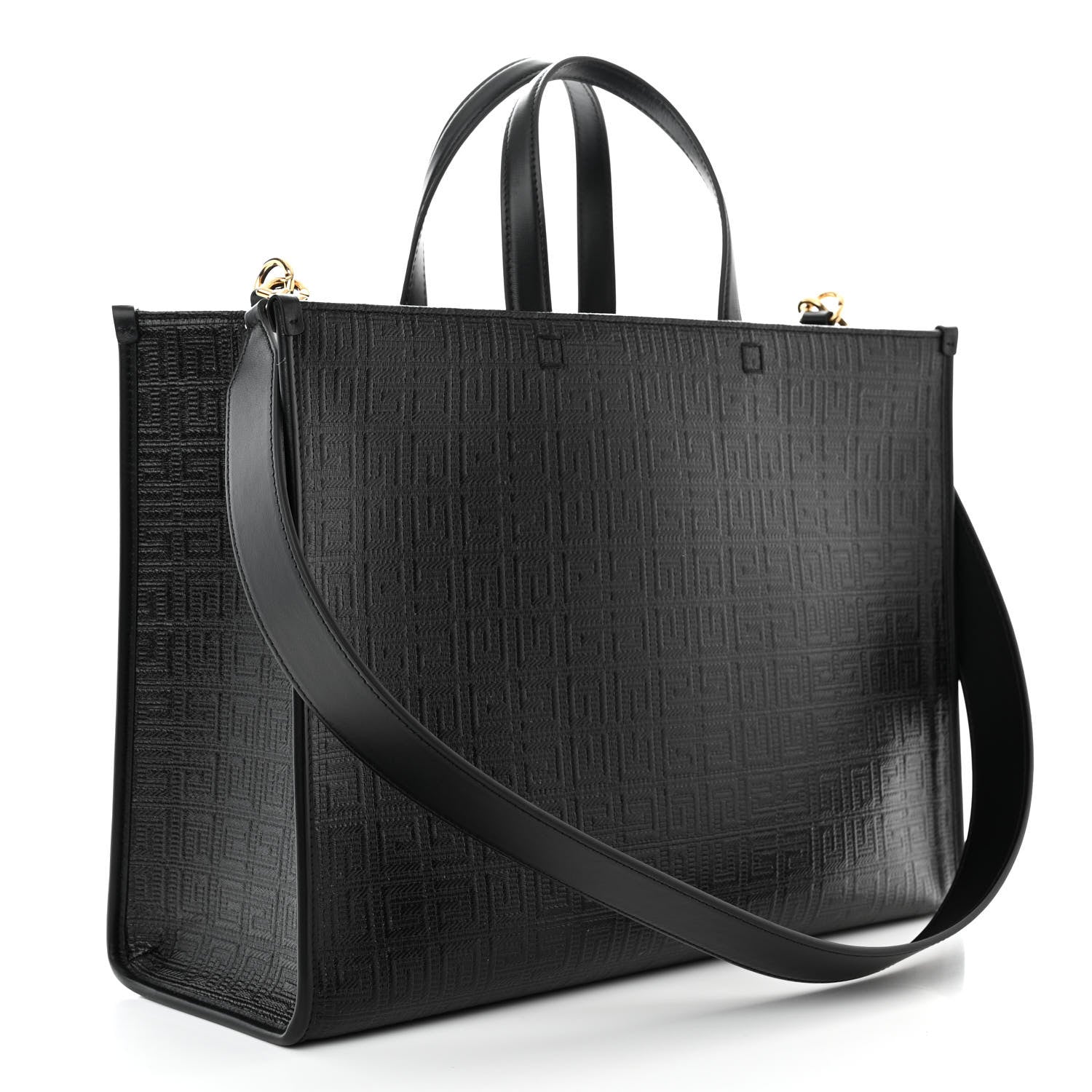 Givenchy 4G Coated Canvas Logo Medium G-Tote Black 3 of 10
