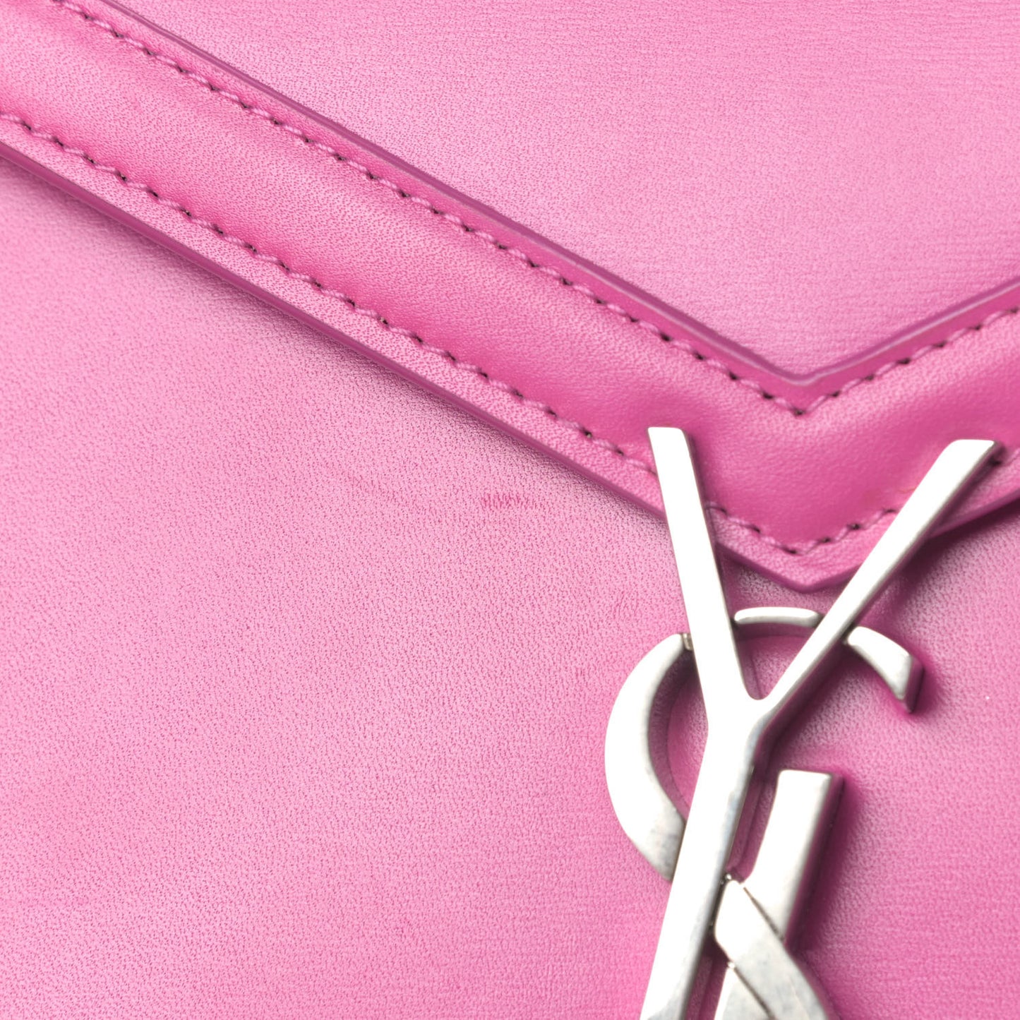 Calfskin Mini Classic Monogram Cassandra Top Handle Bag Electric Fuchsia