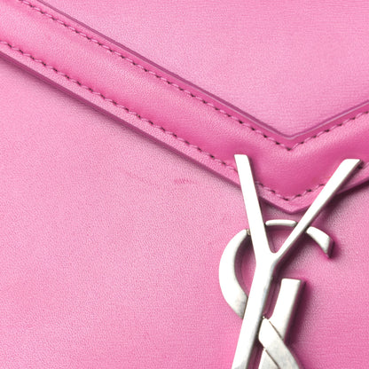 Saint Laurent Calfskin Mini Classic Monogram Cassandra Top Handle Bag Electric Fuchsia 5 of 5