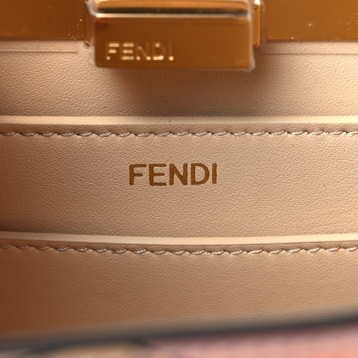 Fendi Vitello Seta Shiny Nappa Dancing Girls Inlay Small Peekaboo I SEE U Satchel Anemone Multicolor 6 of 8