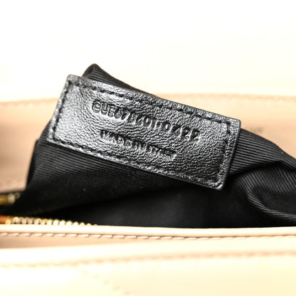 Saint Laurent Calfskin Y Quilted Monogram Toy Loulou Crossbody Bag Dark Beige 7 of 13