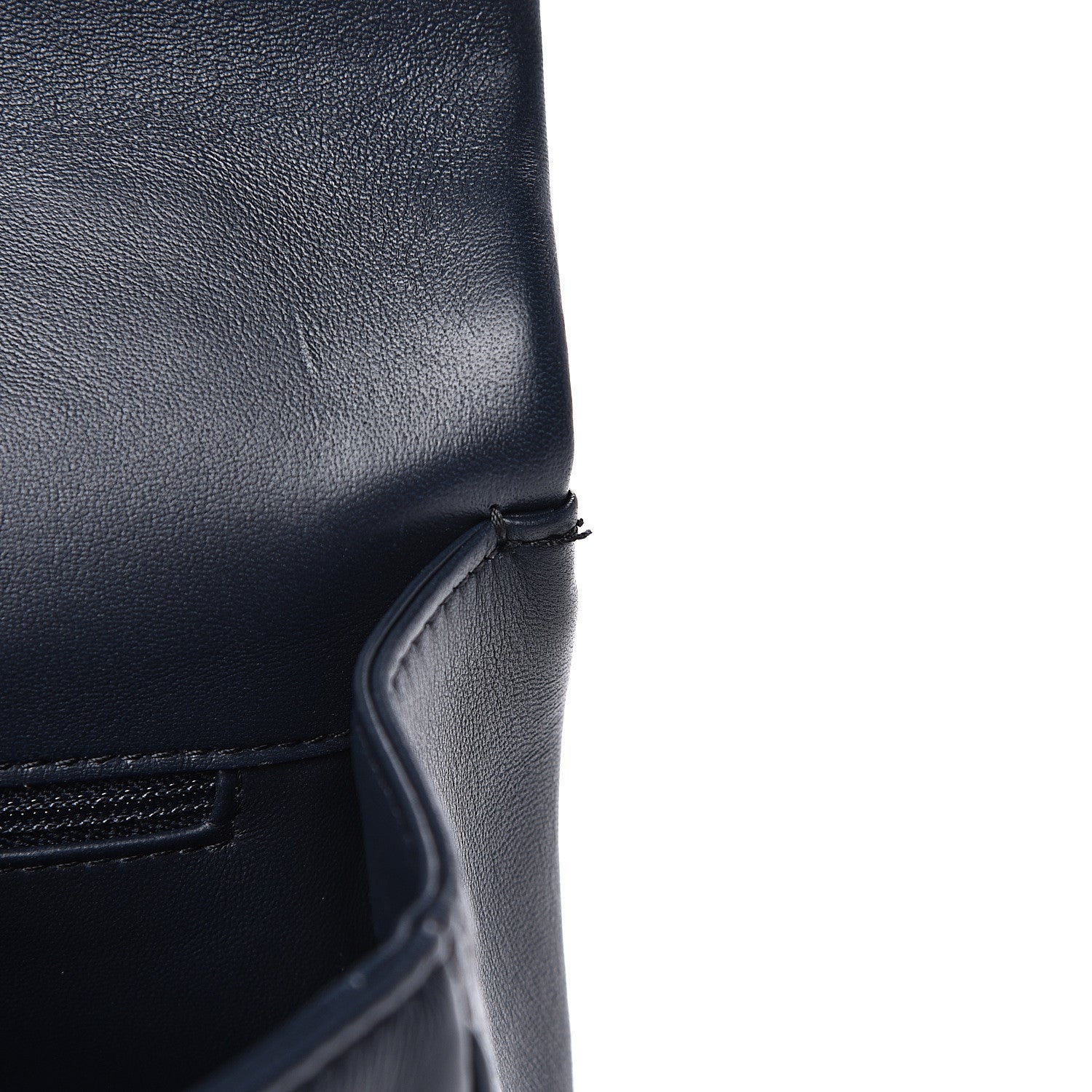 Chanel Lambskin Quilted Easy Carry Flap Navy 13 of 14