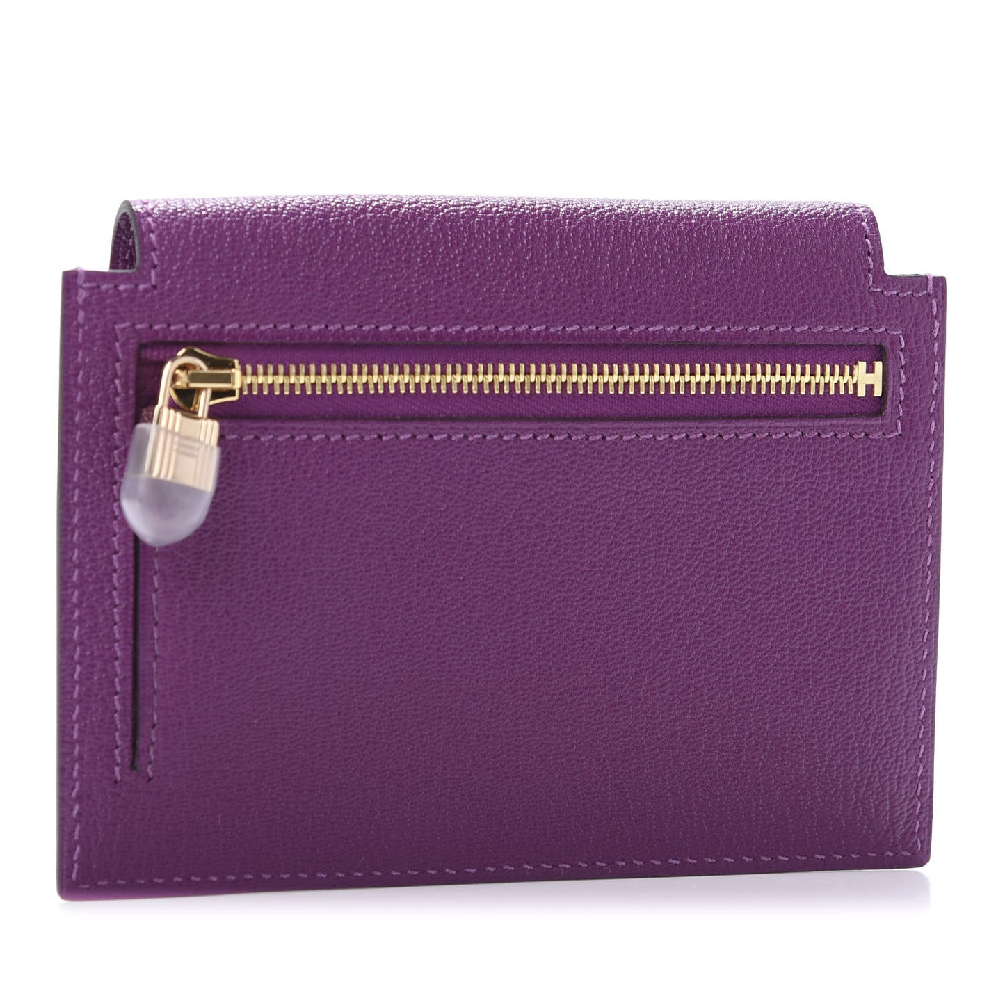 Chevre Mysore Kelly Pocket Compact Wallet Anemone