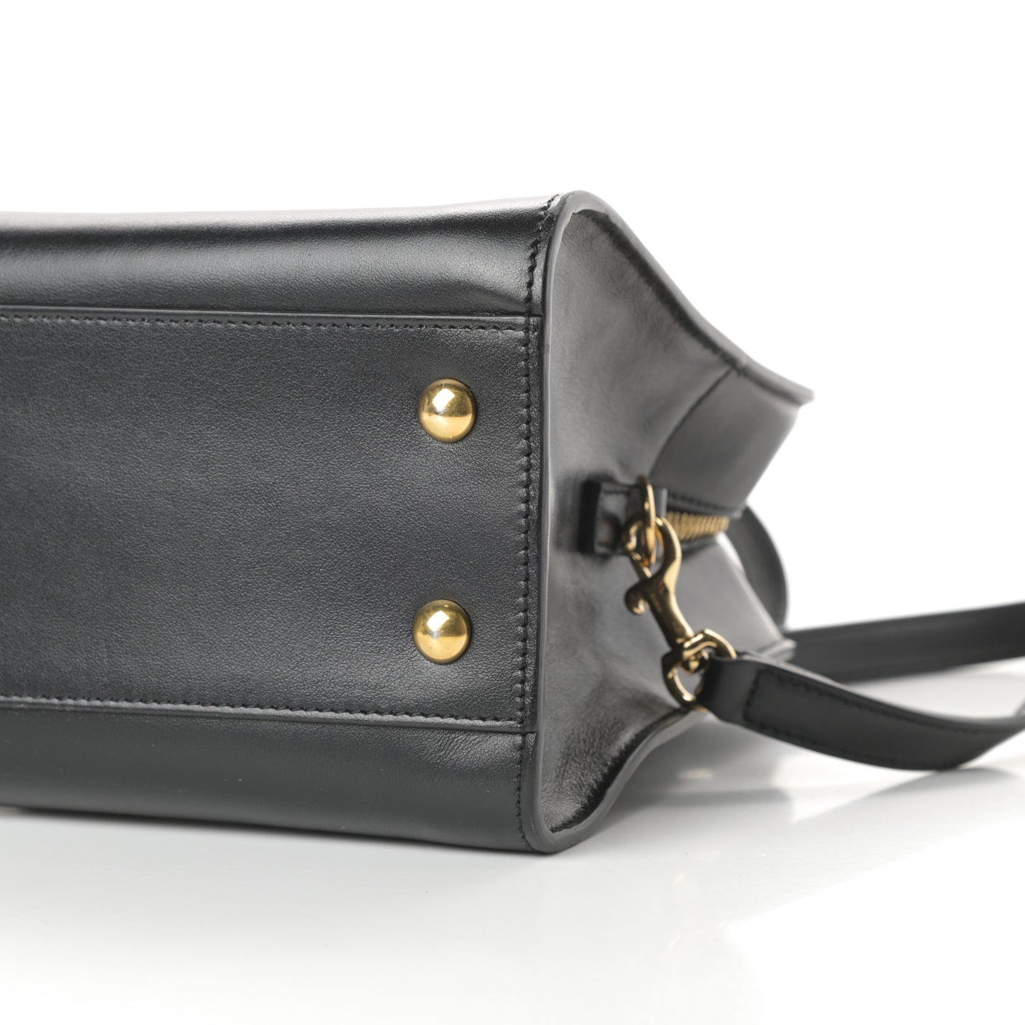 Calfskin Monogram Baby Cabas Black
