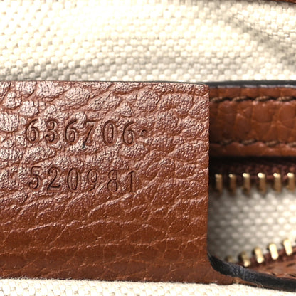 Gucci New Denim GG Monogram Calfskin Small Jackie 1961 Hobo Blue Tea Cuir 7 of 9