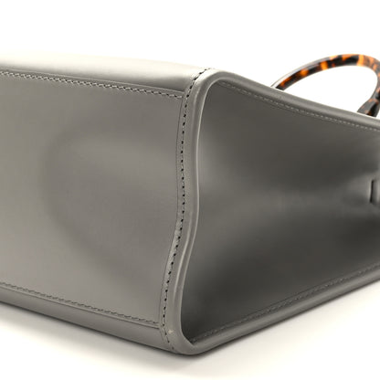 Fendi Vitello King Plexiglass Logo Embossed Medium Fendi Sunshine Shopper Tote Moon 8 of 8