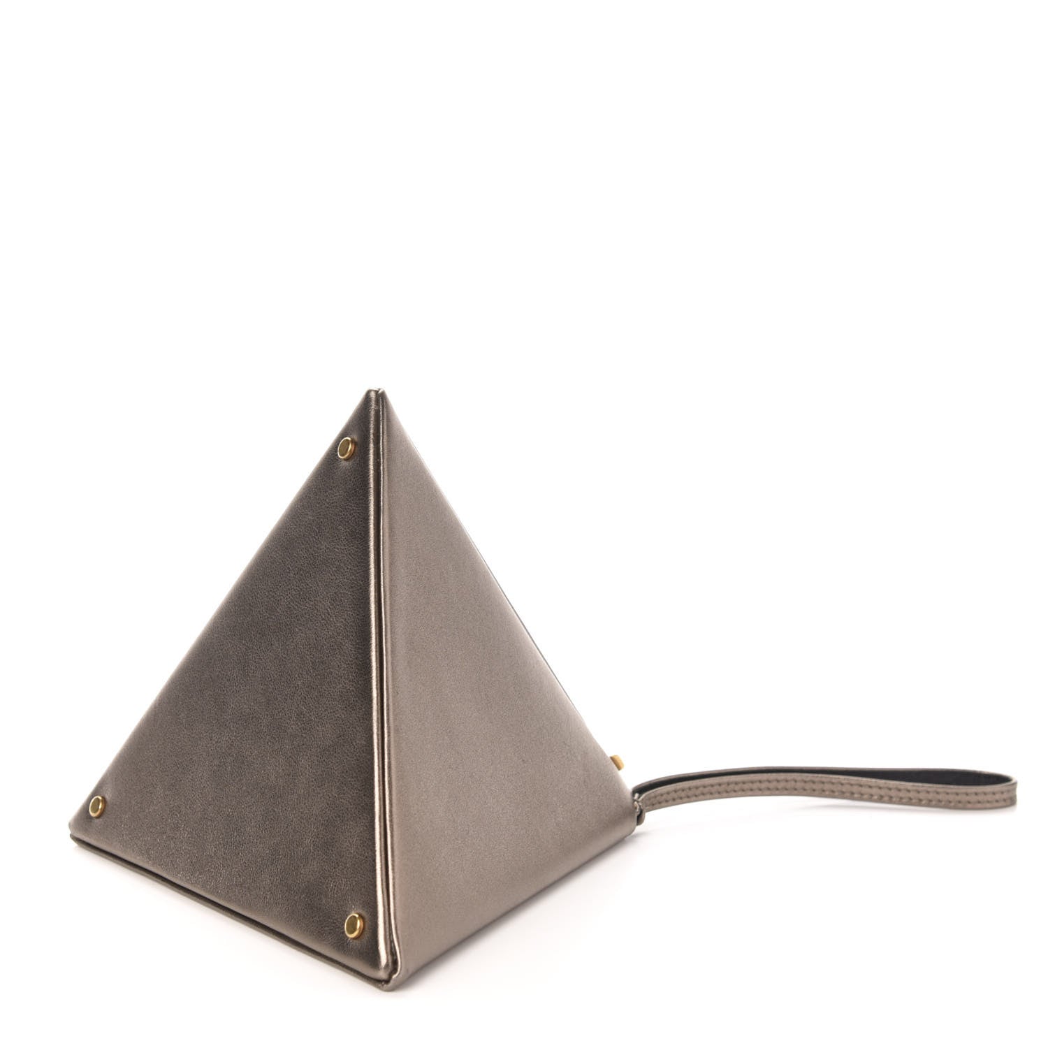 Saint Laurent Lambskin Pyramid Clutch 10 of 11