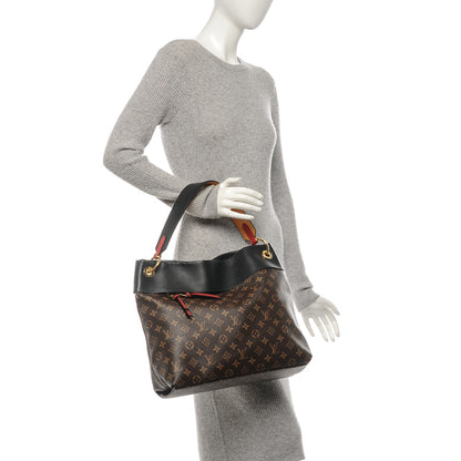 Louis Vuitton Monogram Tuileries Hobo Black 2 of 7