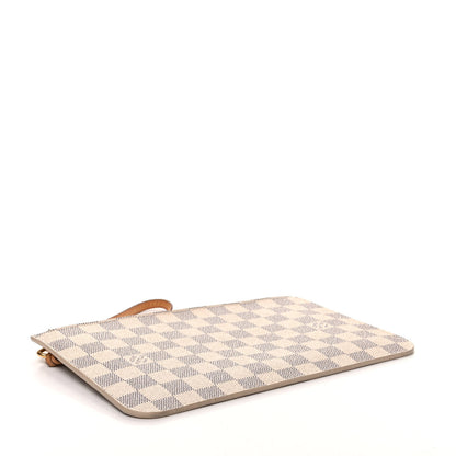 Louis Vuitton Damier Azur Neverfull MM GM Pochette 4 of 6