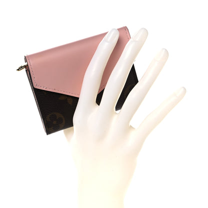 Louis Vuitton Monogram Zoe Wallet Rose Ballerine 2 of 7