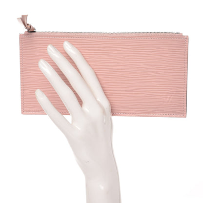 Louis Vuitton Epi Felicie Chain Wallet Zippered Insert Rose Ballerine 12 of 18