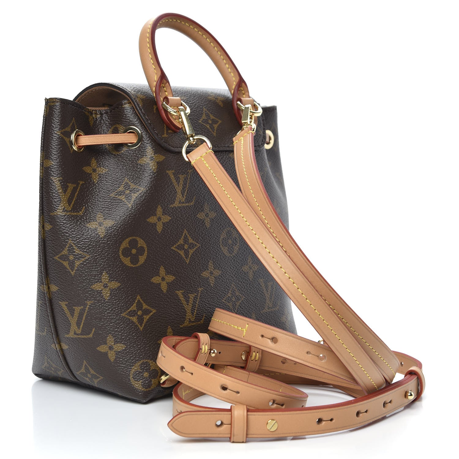 Louis Vuitton Monogram Montsouris BB Backpack Natural 2 of 8