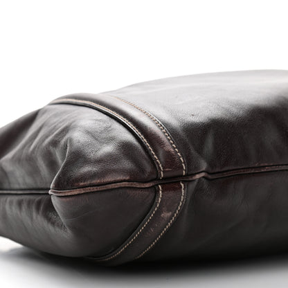 Gucci Calfskin Medium Britt Hobo Dark Brown 12 of 17